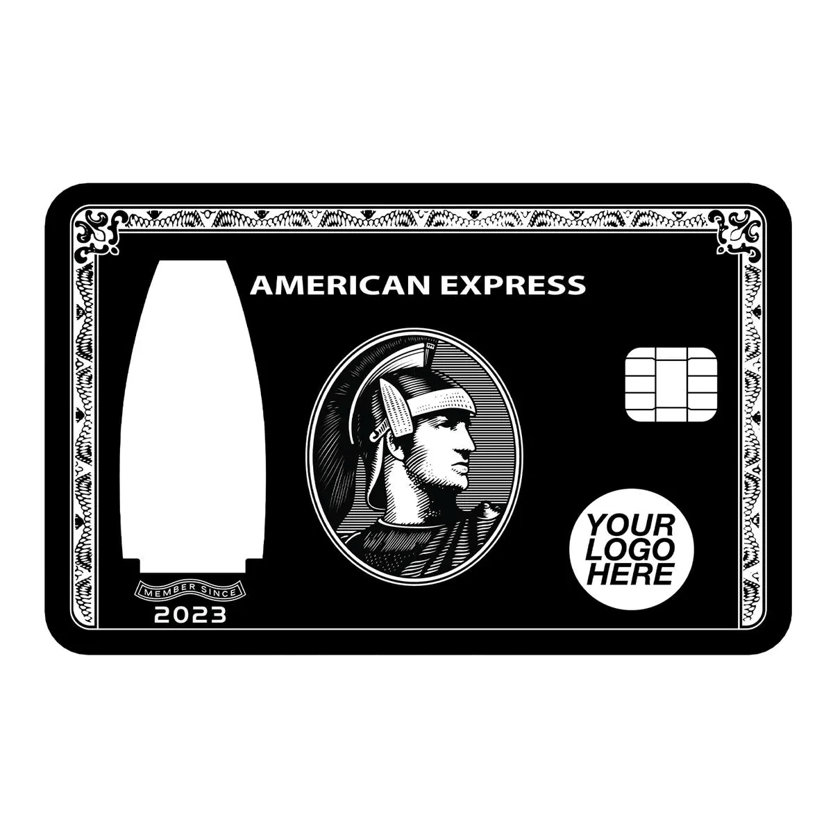 AMEX Black Card LED Bottle Presenter
