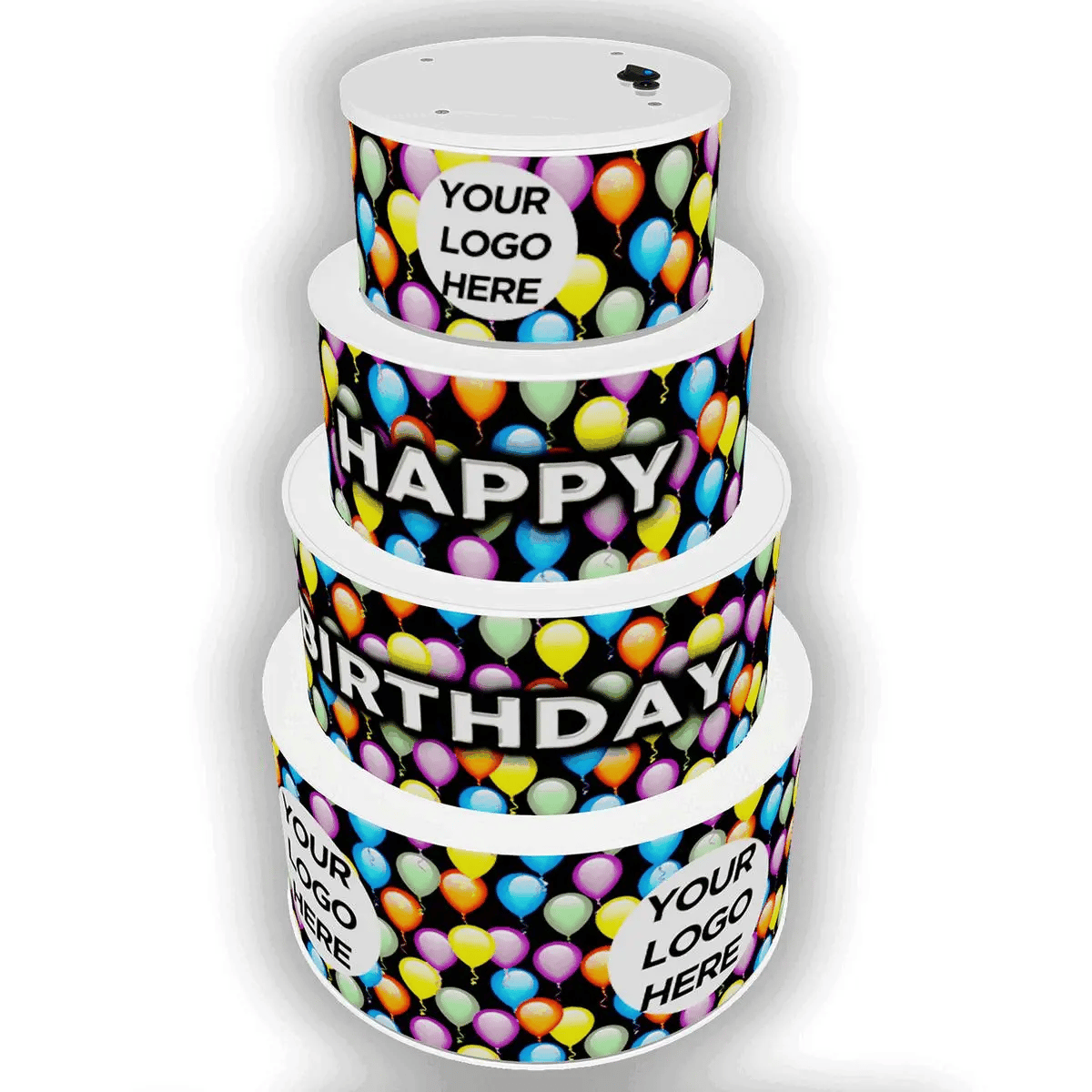 LED Light-Up Celebration Cake