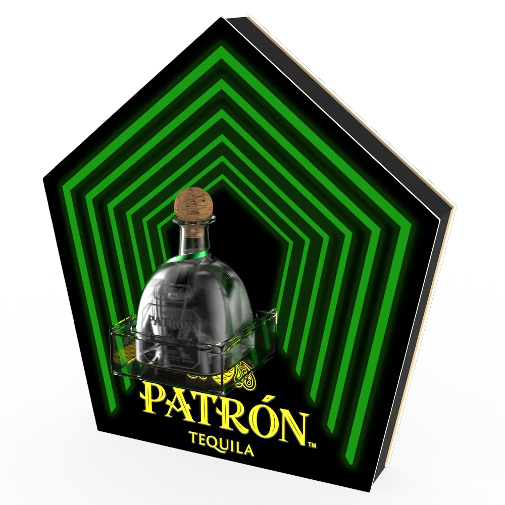 Click to enlarge Pentagon LED Bottle Presenter