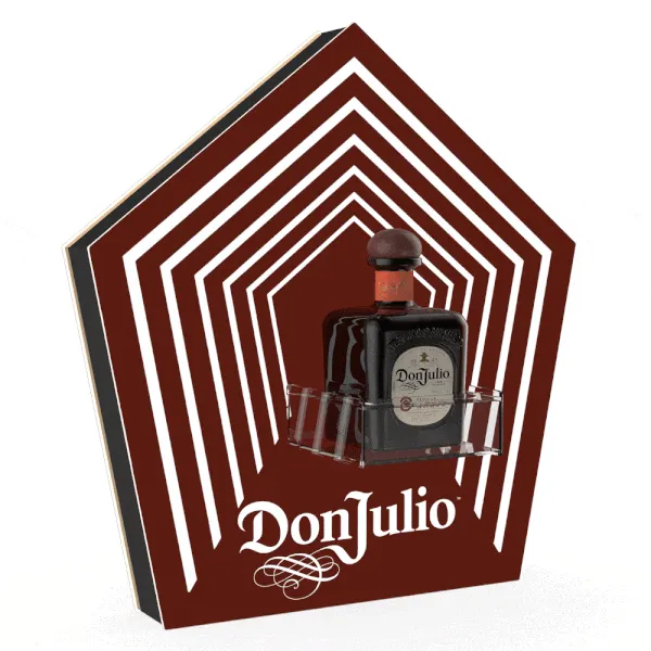 Pentagon LED Bottle Presenter