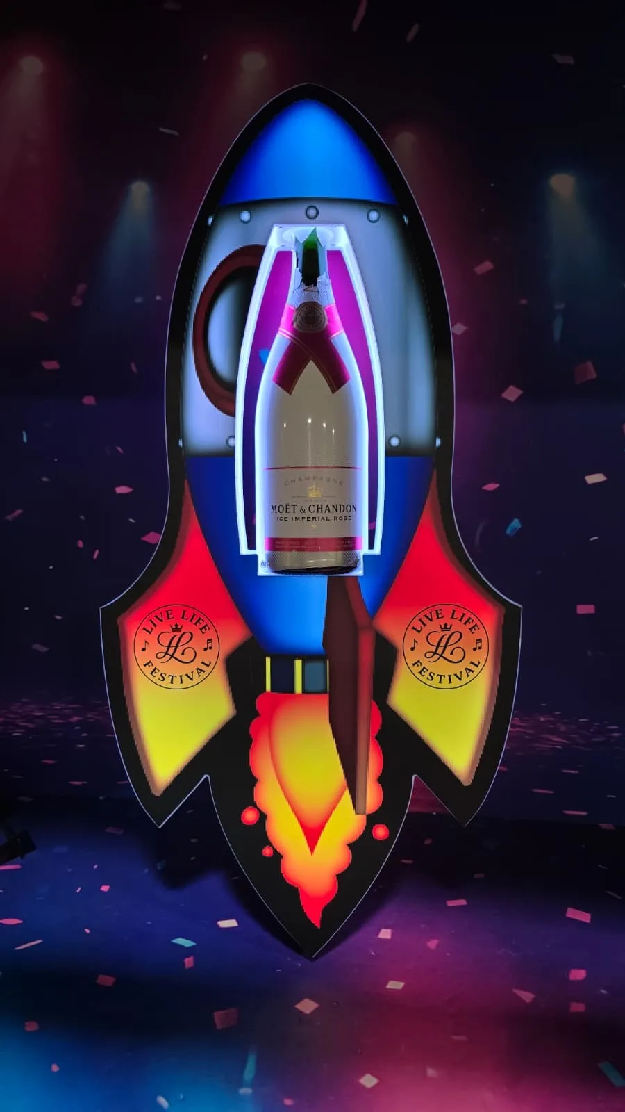 Rocket LED Bottle Presenter