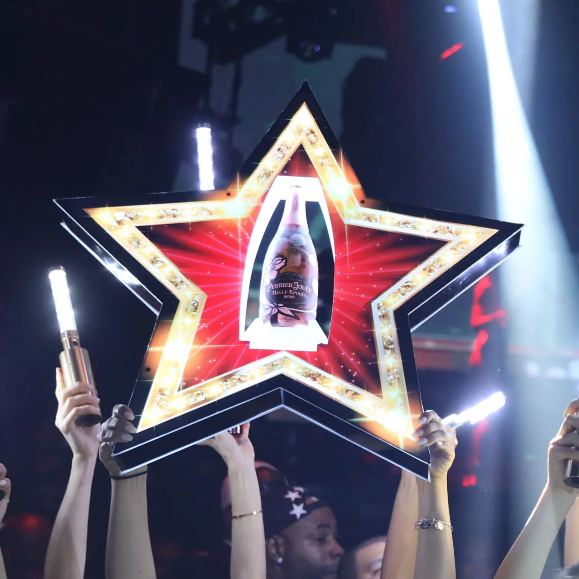 Click to enlarge Star LED Bottle Presenter