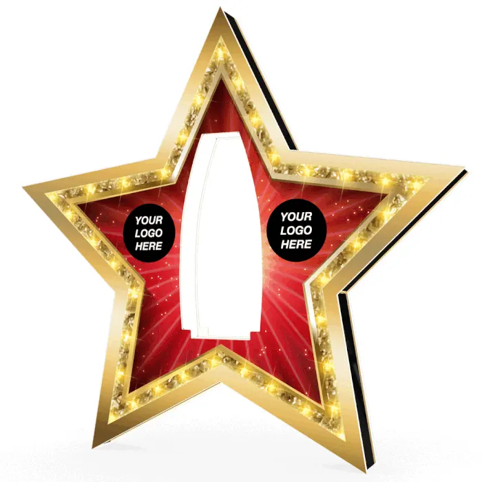 Star LED Bottle Presenter
