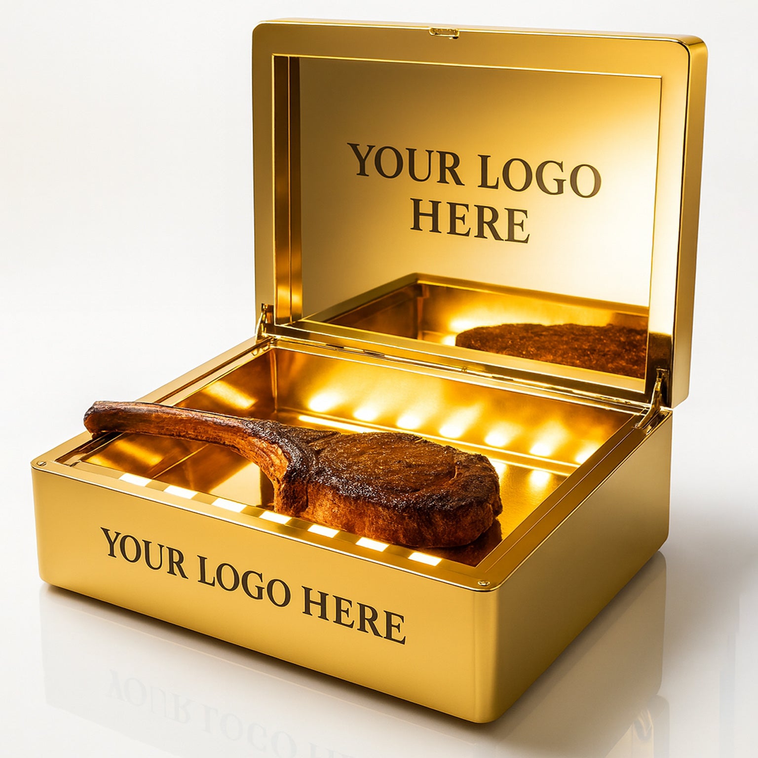 The Beefcase™ — LED Steak Presentation Briefcase