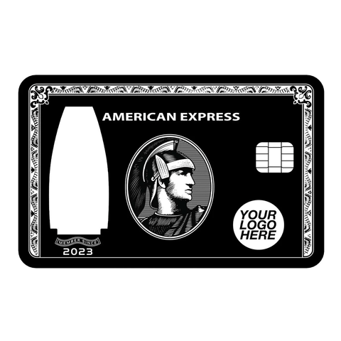 AMEX Black Card LED Bottle Presenter