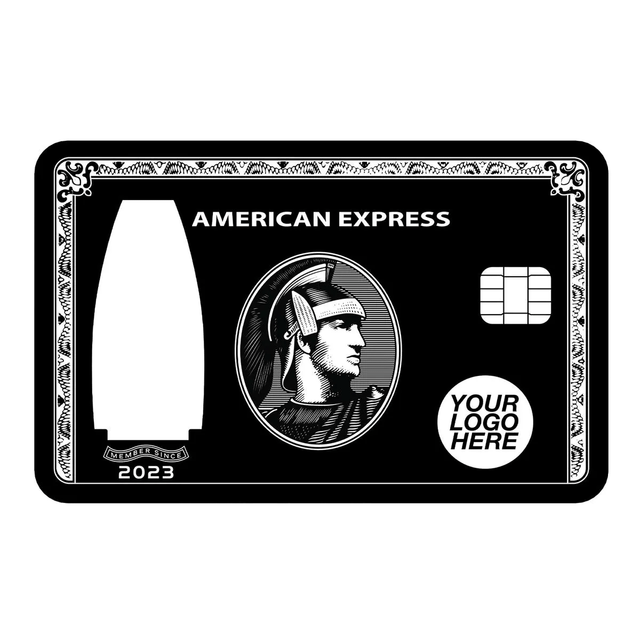 AMEX Black Card LED Bottle Presenter