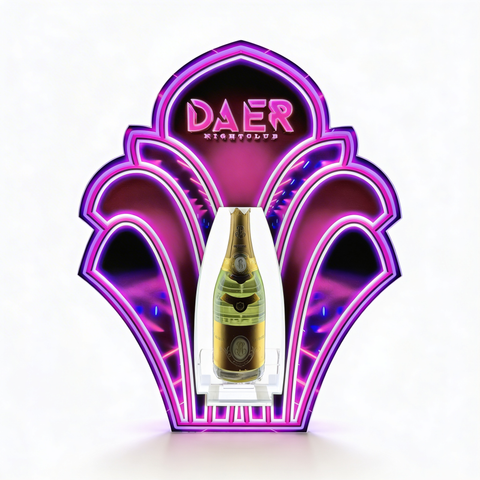 Art Deco LED Bottle Presenter