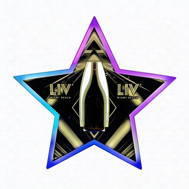 Star LED Bottle Presenter