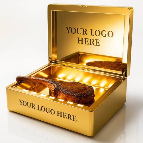 The Beefcase™ — LED Steak Presentation Briefcase